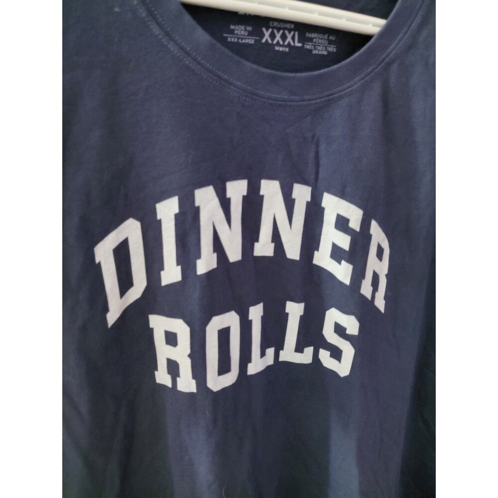 NWT Life Is Good Men's Blue "Dinner Rolls" Crusher T-Shirt Size XXXL - Picture 3 of 8
